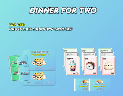 Dinner For Two (2 Game Units) 10% OFF